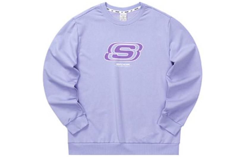 

Яркий Свитшот Унисекс Нежный Лавандовый Skechers