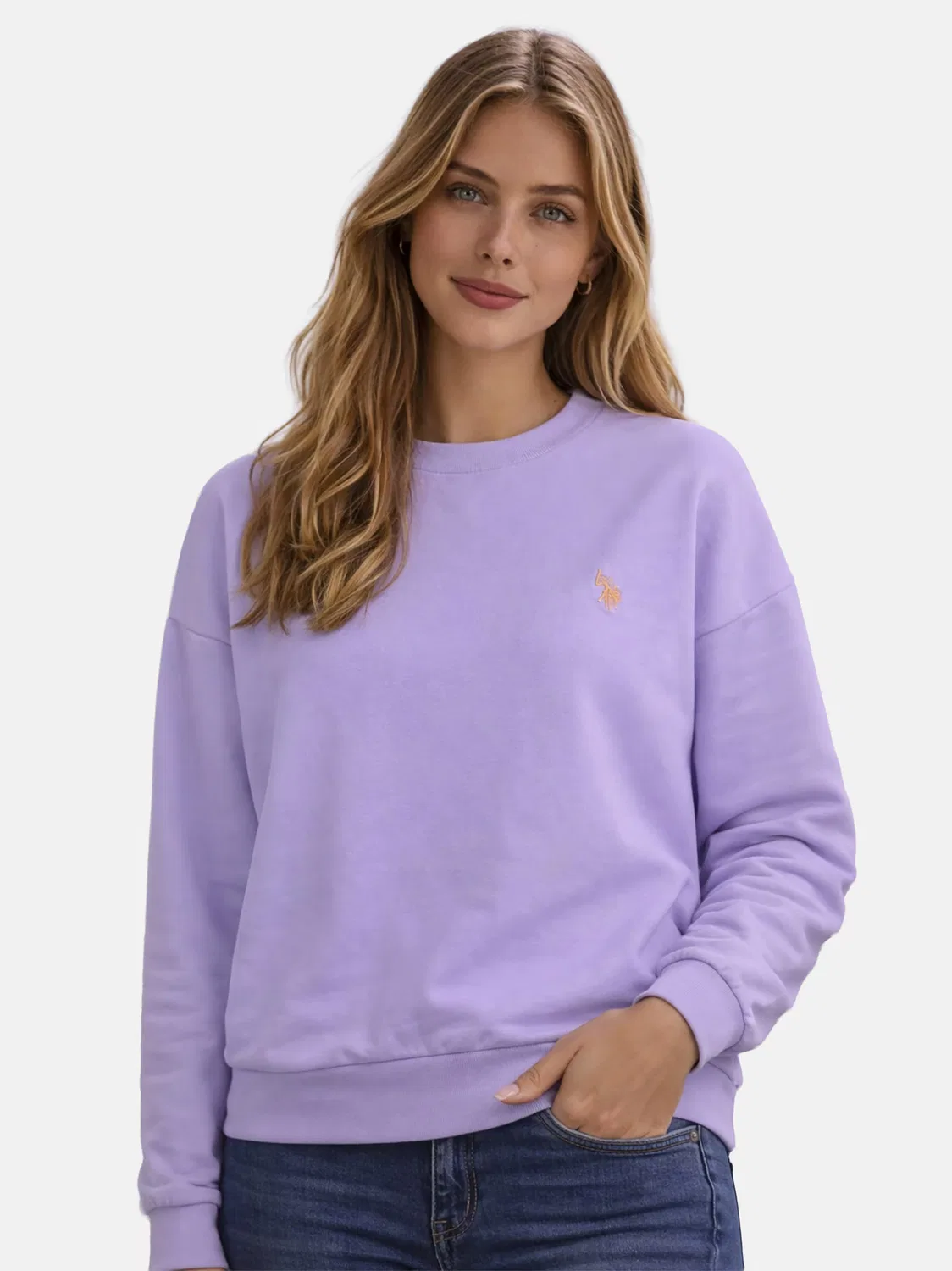 Толстовка U.S. Polo Assn., Light Purple — фото 4