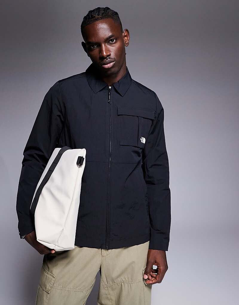 

Черная куртка-рубашка на молнии с логотипом The North Face эксклюзивно для ASOS