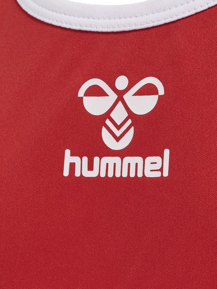 Hummel Детская футболка Hmlcore в НАСТОЯЩЕМ КРАСНОМ цвете — фото 3
