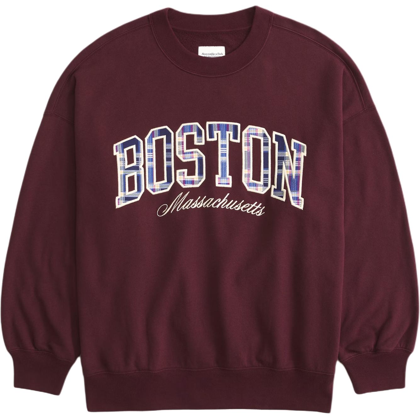 

Свитшот женский Abercrombie＆Fitch, красный