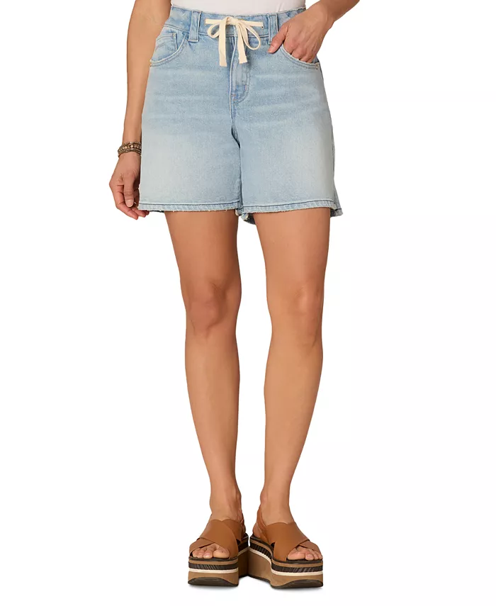 

Женские джинсовые шорты "Ab"solution Leisure Skyrise на завязках Democracy, синий