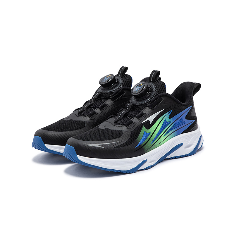 XTEP Кроссовки для бега Dragon Wing Cushioning, износостойкие, черные, детские — фото 2