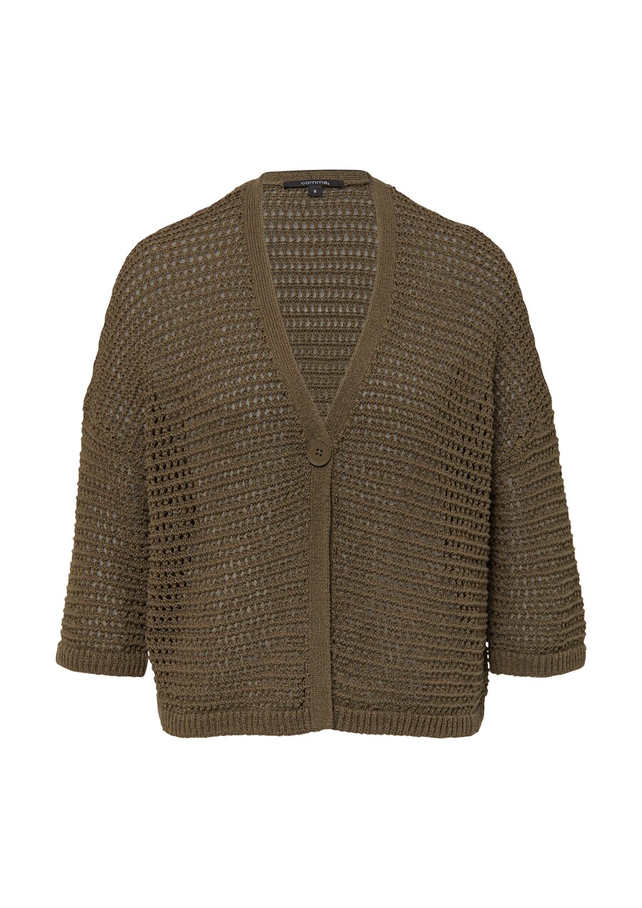 

Вязаный кардиган COMMA, Dark brown