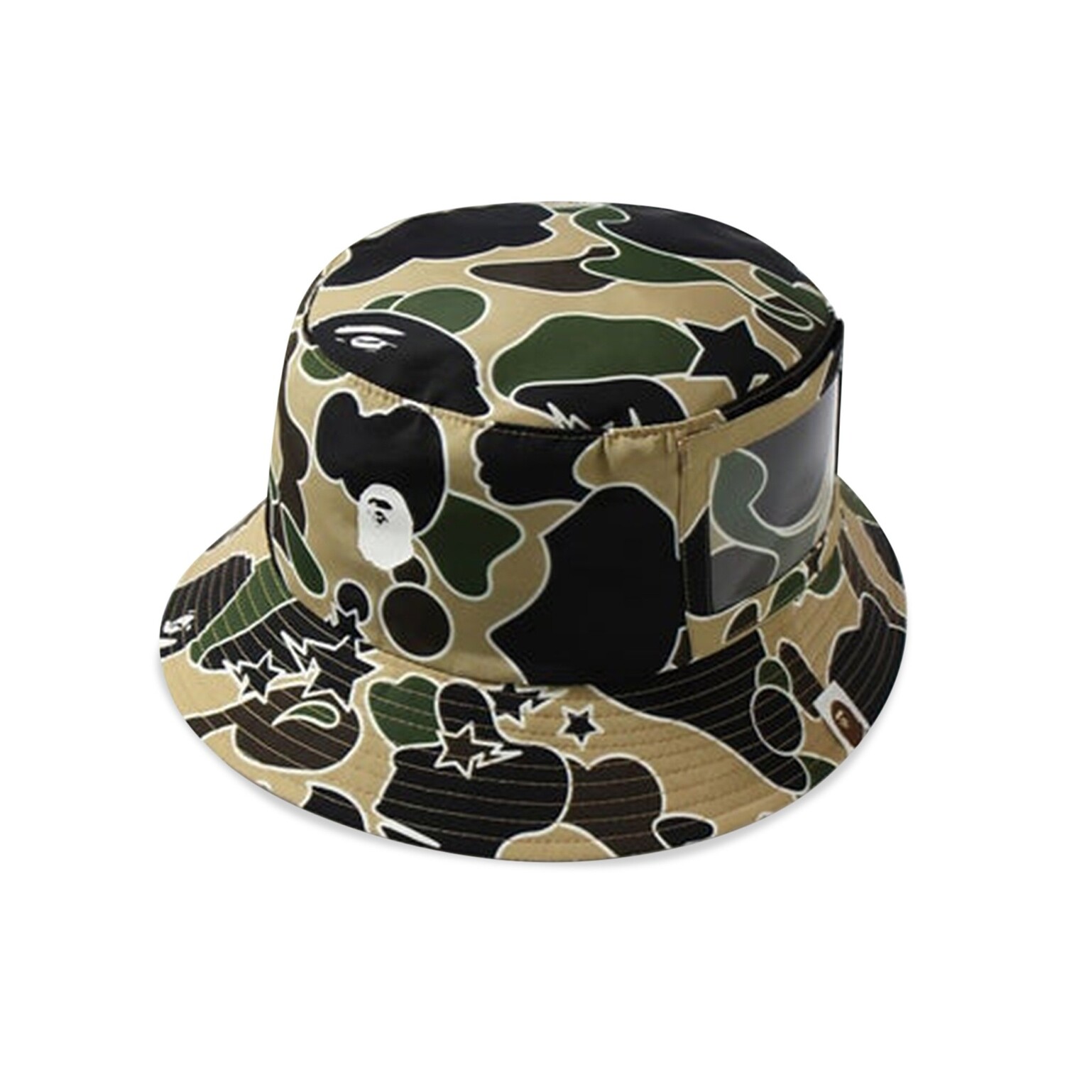 

Панама с карманами и карманами BAPE Sta Camo, Желтый