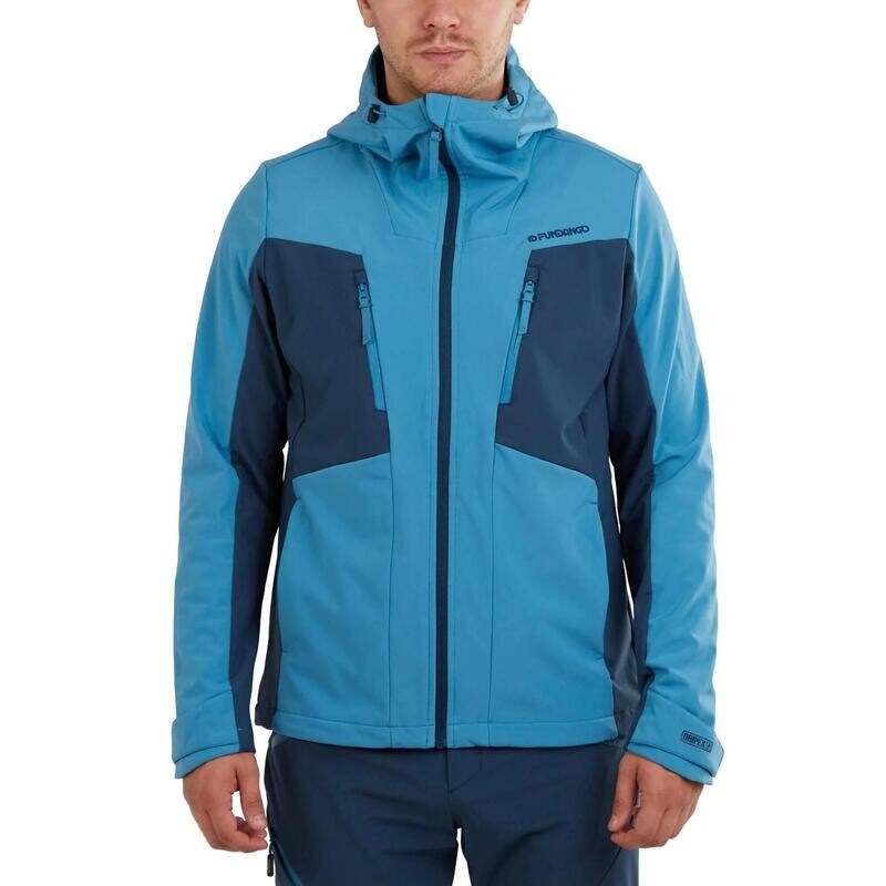 

Куртка софтшелл Rauris Softshell Jacket M мужское - голубой Fundango, цвет blau