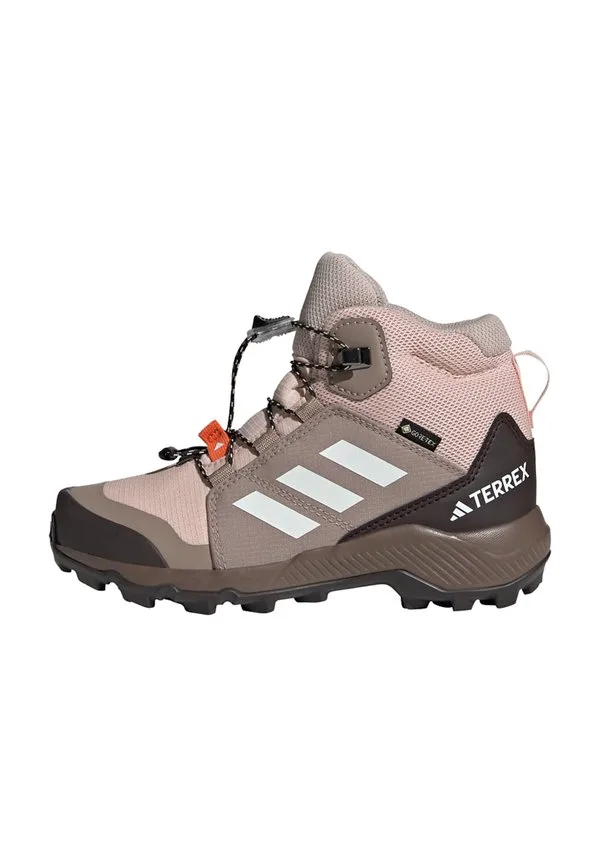 Походные ботинки средней жесткости из материала gore-tex Adidas Terrex, Blush Pink Off White Chalky Brown