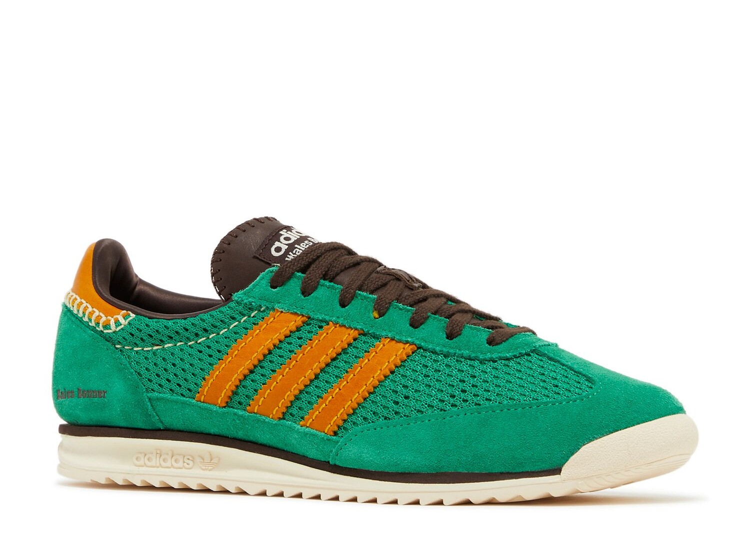 Кроссовки adidas Wales Bonner X Sl72 Knit 'Green', зеленый — фото 2