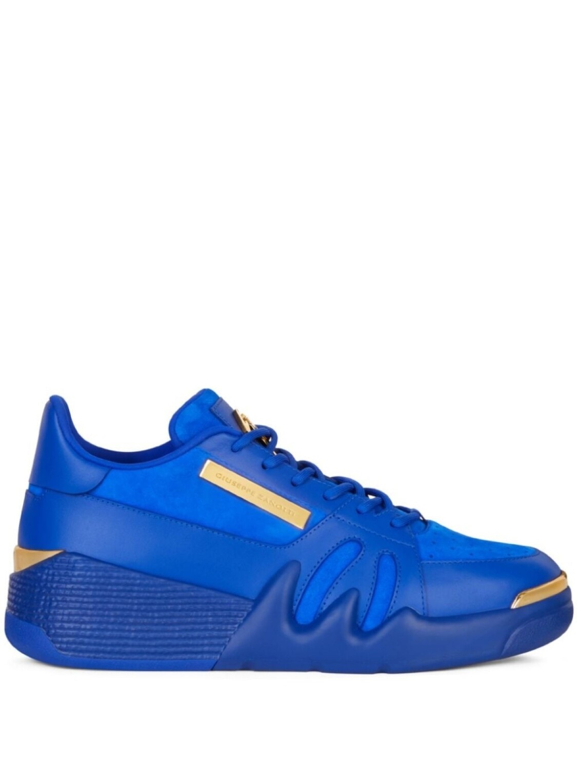 

Кроссовки Giuseppe Zanotti Talon, синий/золотой