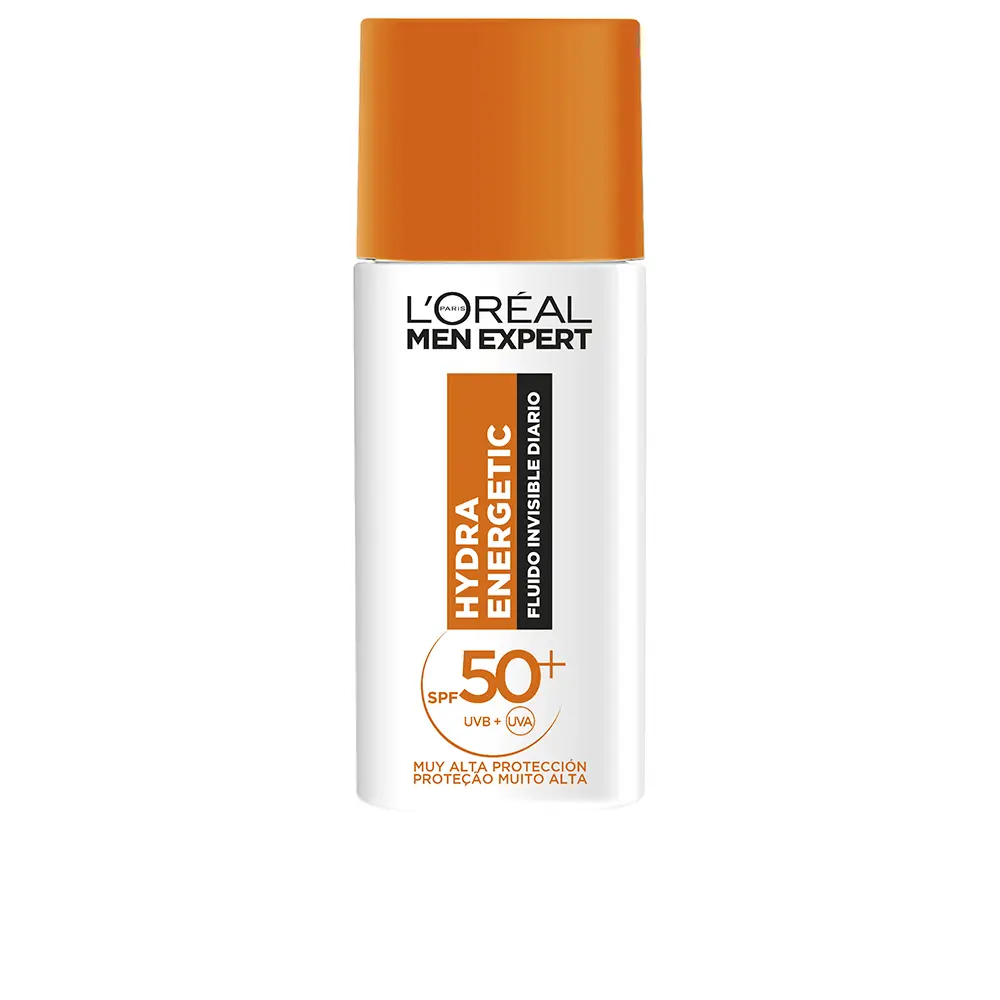

Солнцезащитный крем Men expert hydra energetic fluido invisible diario spf50+ L'Oréal París, 50 мл.