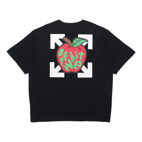 

Футболка apple printing arrow short sleeve loose fit black Off-White, черный