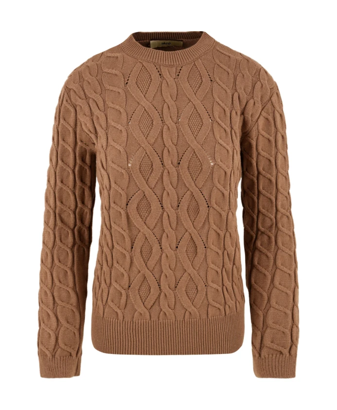 

Свитер цвета верблюжьей шерсти - mgkd03039 02 Akep, коричневый