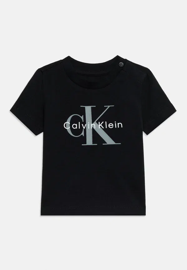 Футболка с принтом Monologo Calvin Klein Jeans, черный