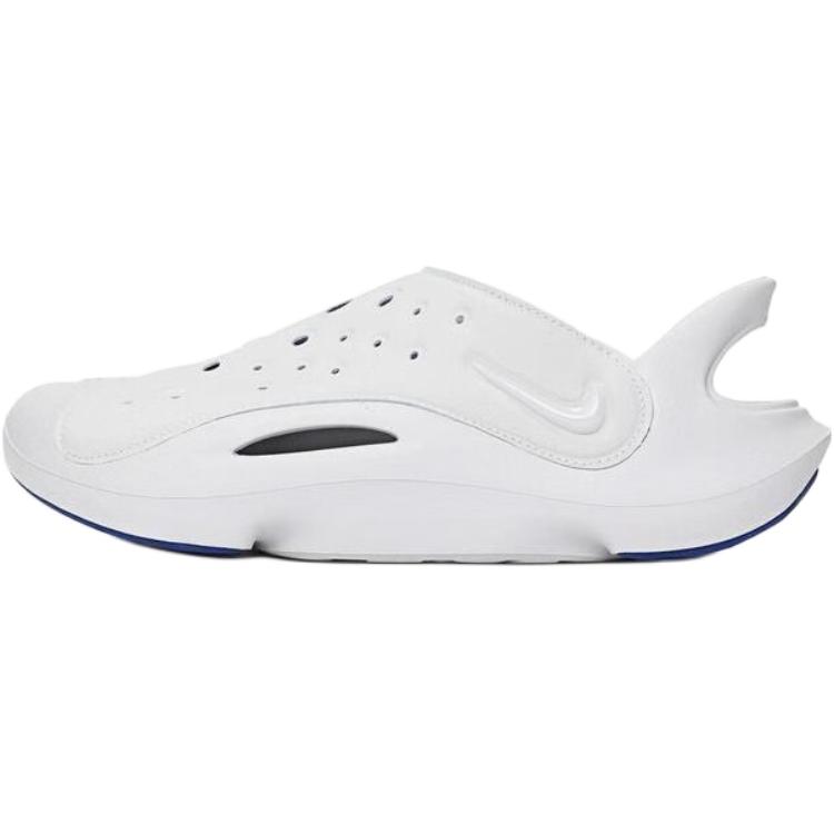 Детские сандалии Aqua Swoosh с противоскользящим покрытием, износостойкие, низкие, подростковые Nike, белый