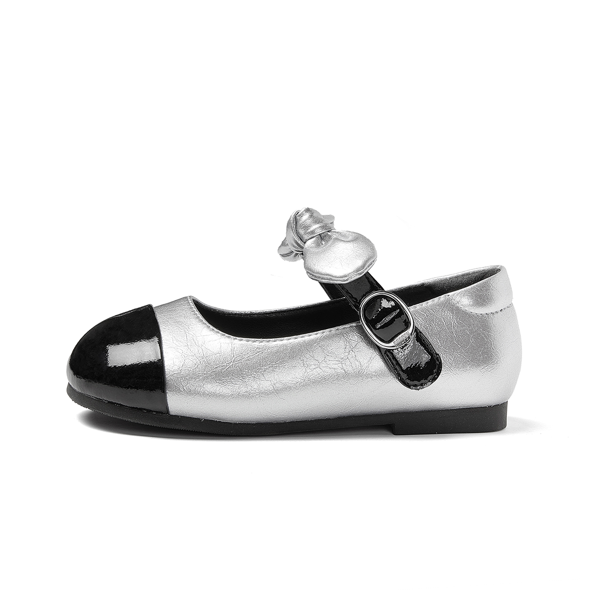 

Snoffy Кожаные туфли Princess Collection Breathable Balance для детей Moonlight Silver/Black