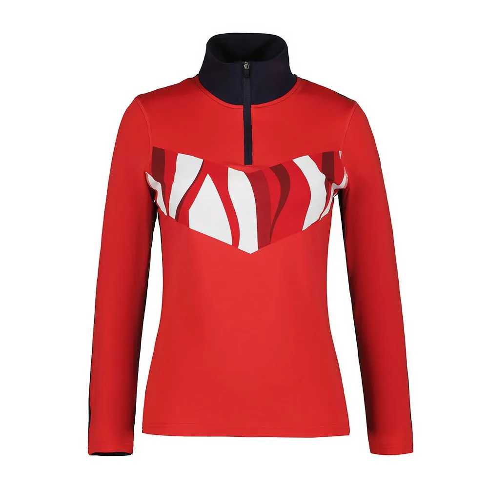 

Футболка Icepeak Ellery half zip long sleeve, красный