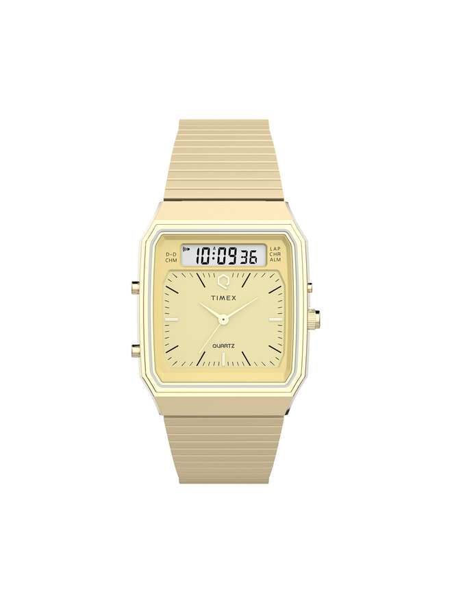 

Часы Q Timex 1982 Chronograph TW2Y06000 Timex, золотой