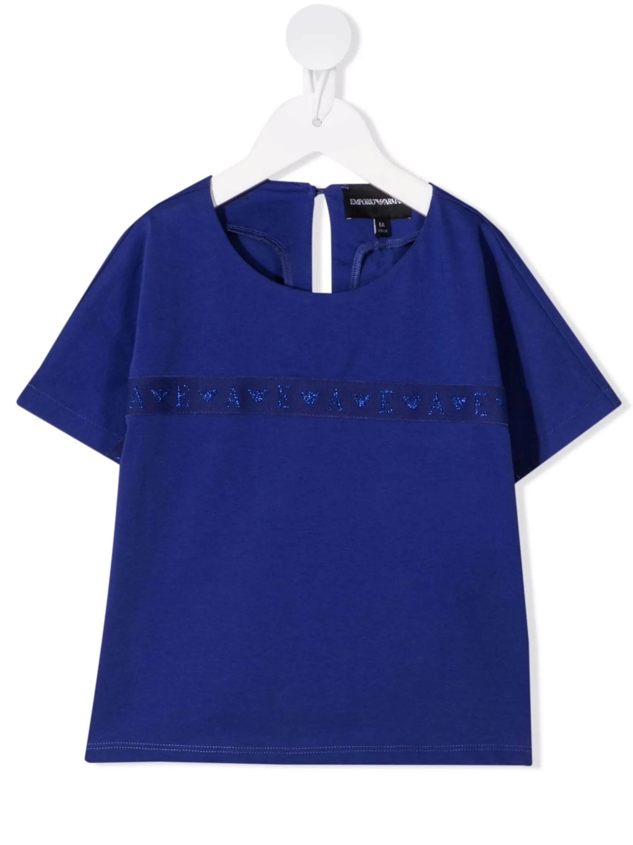 

Футболка с логотипом Emporio Armani Kids, синий