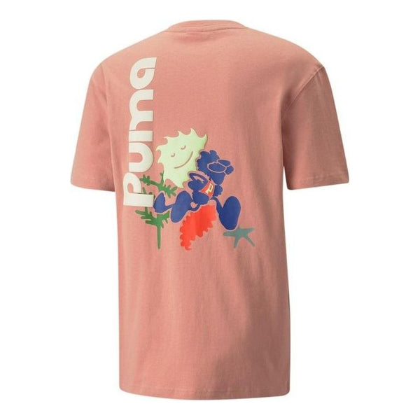 

Футболка adventure planet graphic tee 'pink' Puma, розовый