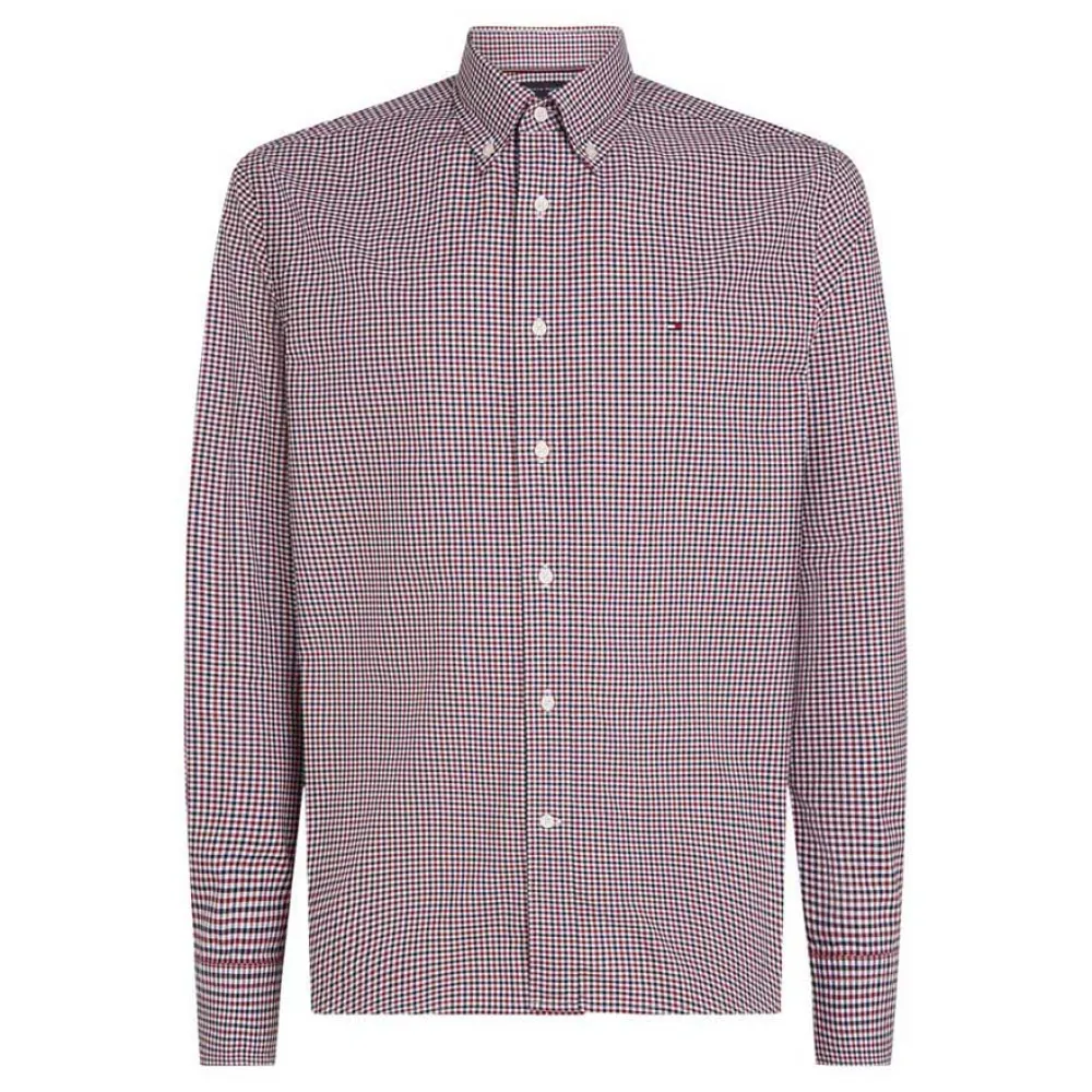 

Рубашка Tommy Hilfiger Flex Gingham, фиолетовый