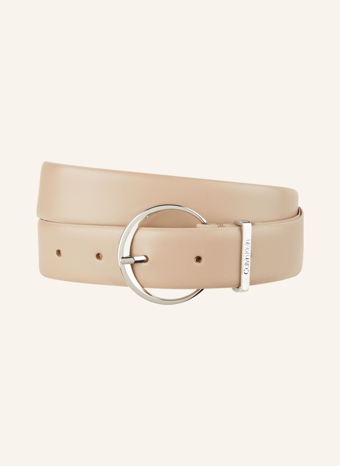 

Кожаный ремень Calvin Klein, нюд