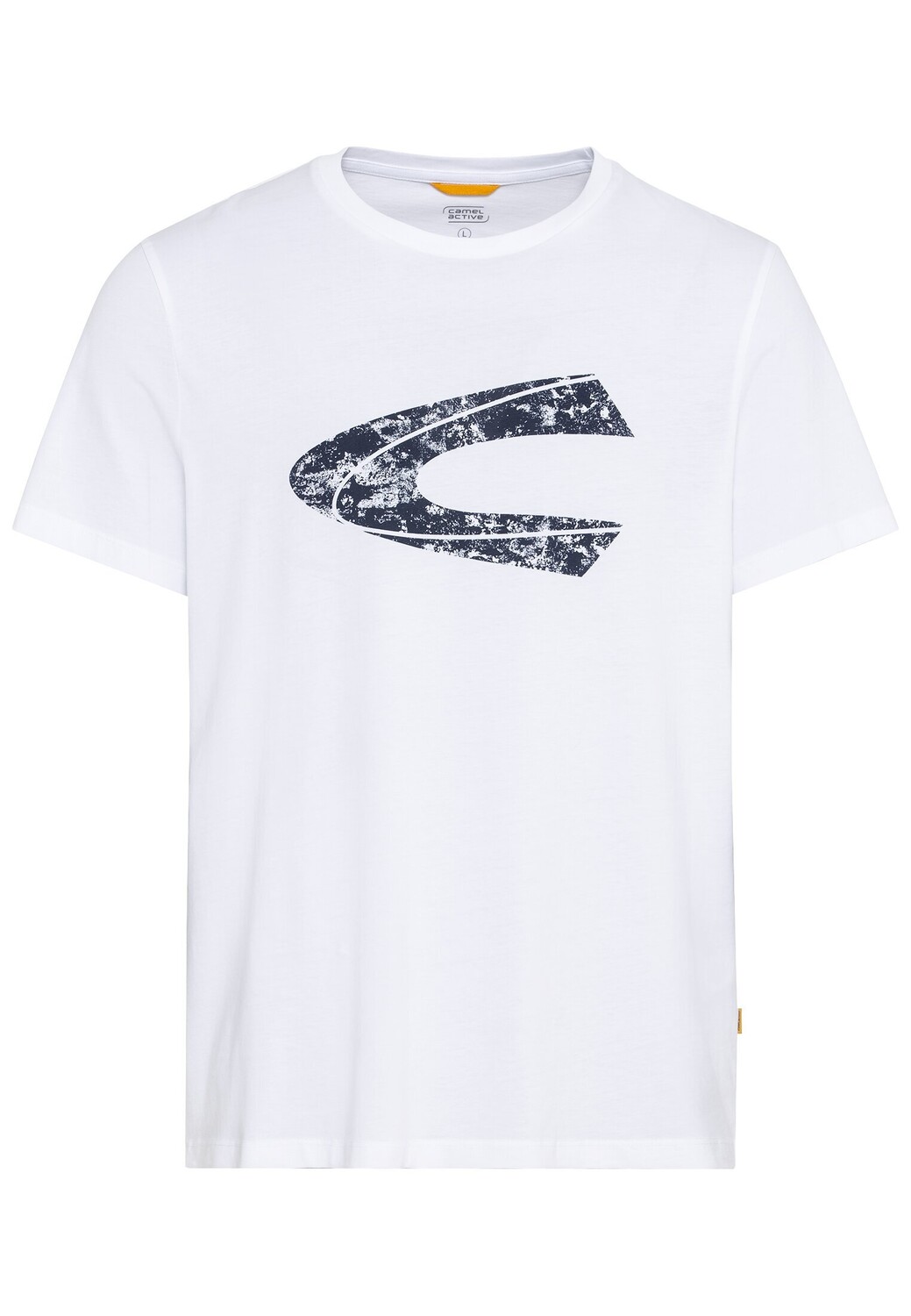 

Футболка Camel Active mit Print aus nachhaltigem Organic Cotton, белый