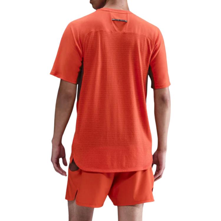 Nike Футболка мужская оранжево-красная — фото 2