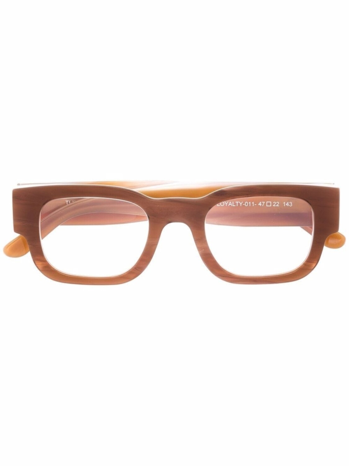 

Thierry Lasry очки Loyalty в квадратной оправе, коричневый