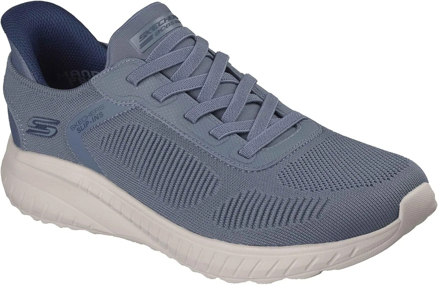 Мужские кроссовки Skechers Bob Square Chaos, Silver Light Brown