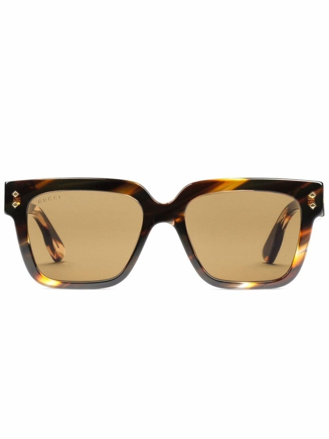 

Gucci Eyewear солнцезащитные очки в оправе черепаховой расцветки, коричневый