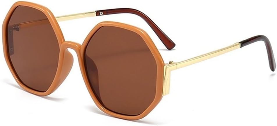 

Солнцезащитные очки Hexagon для женщин, солнцезащитные очки неправильной формы для мужчин, очки для вождения и рыбалки, защита от УФ-излучения UV400, класса люкс TVTBBVV, Pink