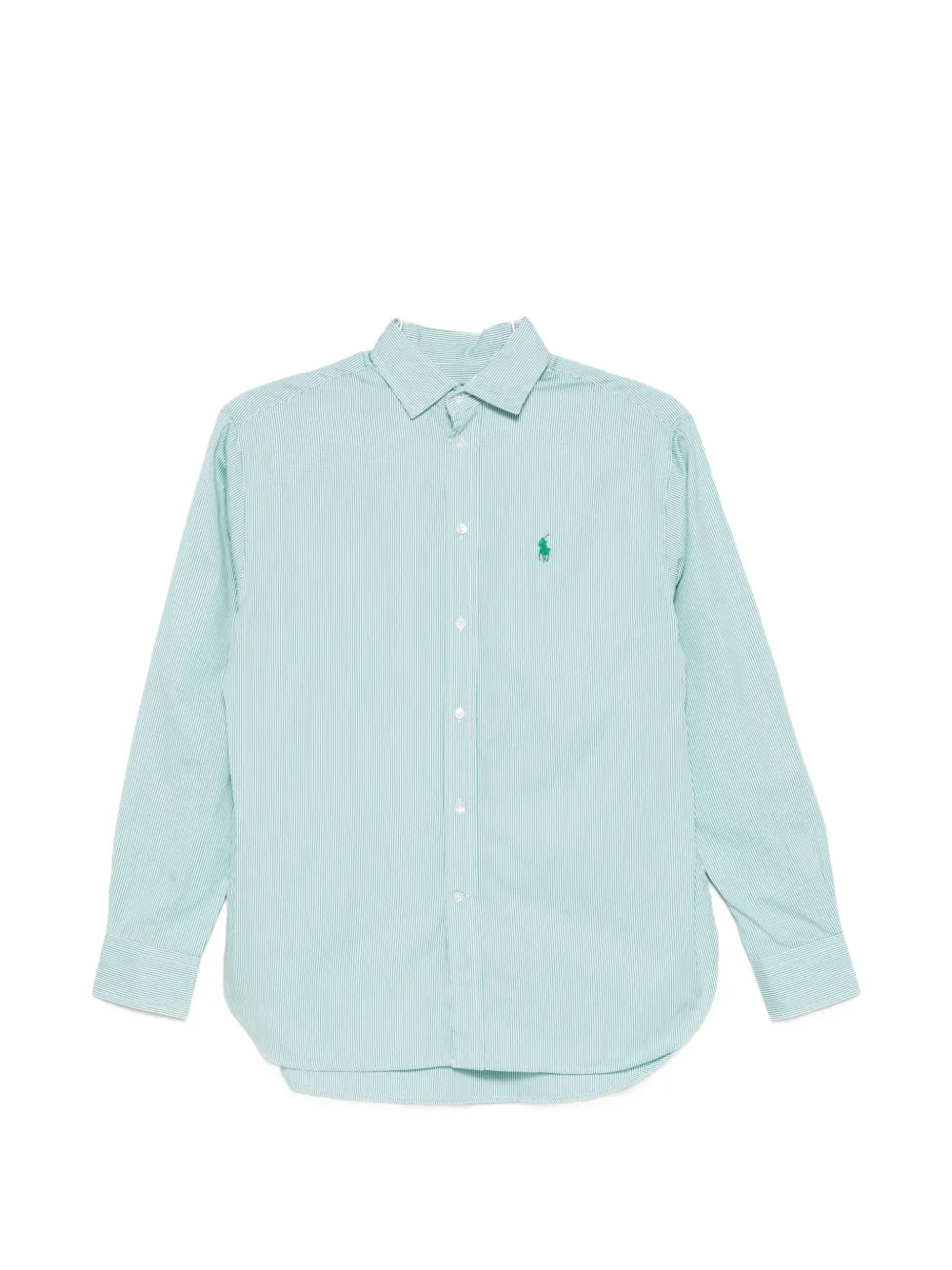 

Полосатая рубашка Polo Ralph Lauren, зеленый