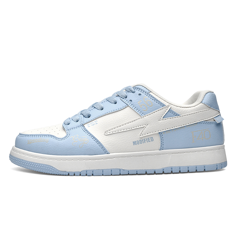 

TCELLARS Абразивостойкие легкие дышащие низкие скейтерские кроссовки для мужчин с эффектом увеличения роста Box - цвет слоновая кость и синий, цвет Ivory blue