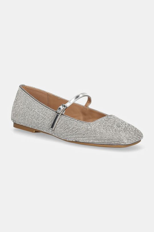 Балетки Эзри-Р Steve Madden, серебряный