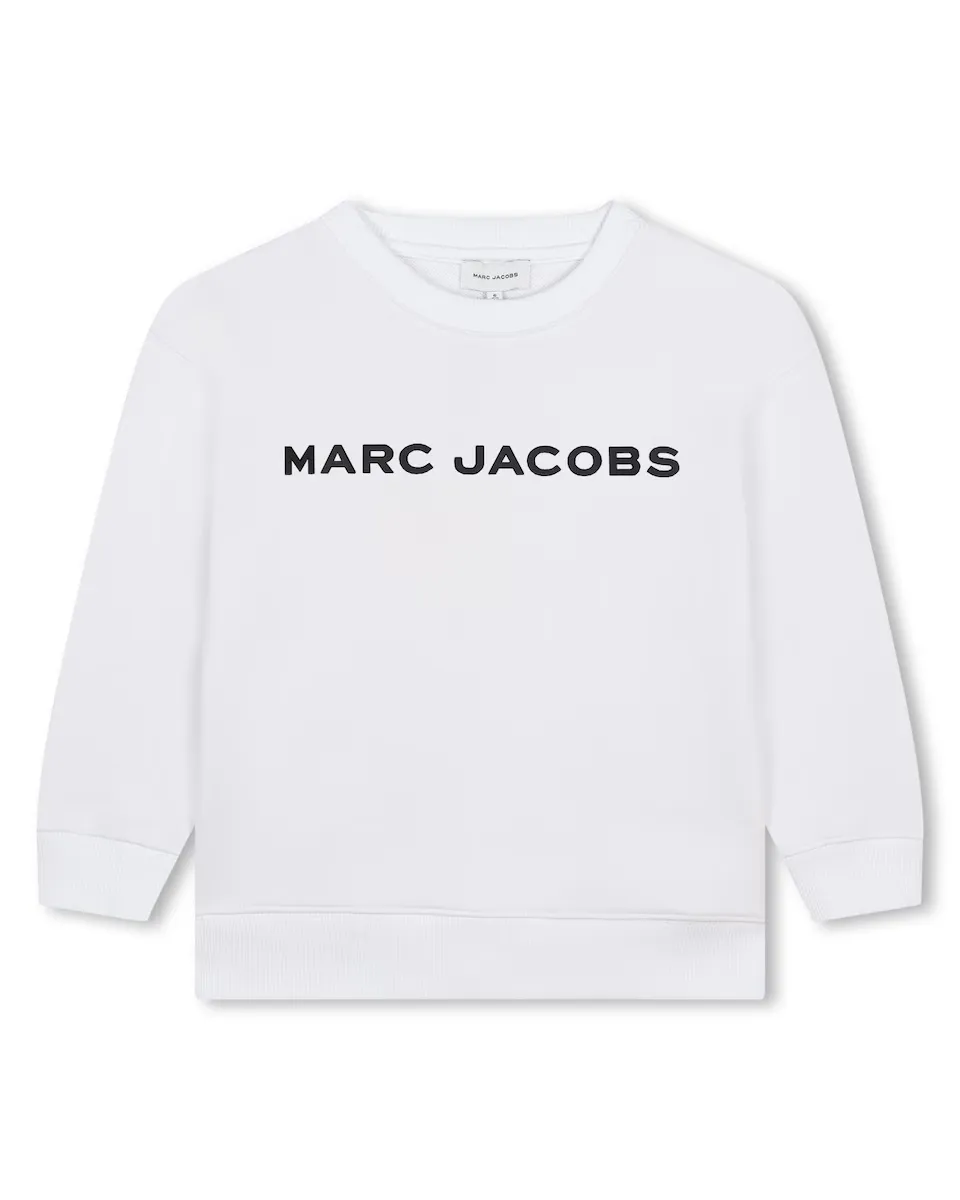 

Толстовка из 100 % хлопка с круглым вырезом Marc Jacobs, белый