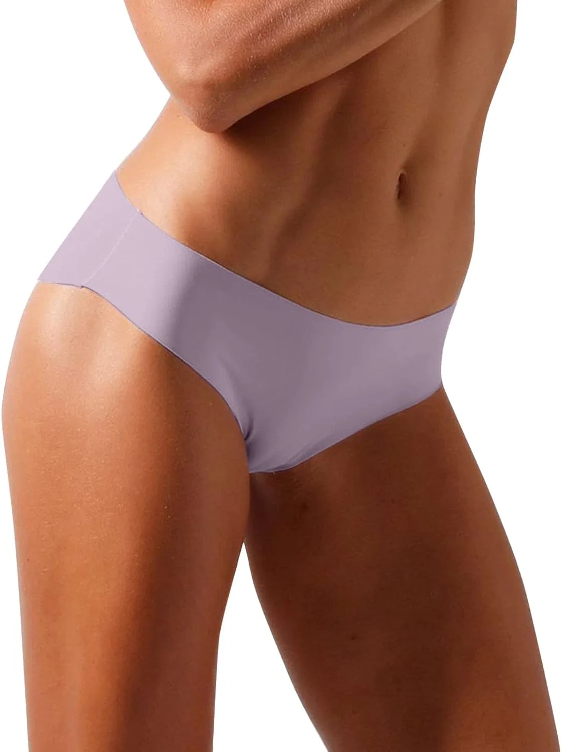 Generic Женские бесшовные спортивные трусы из ледяного шелка для максимального комфорта и стиля в спортивной одежде, фиолетовый