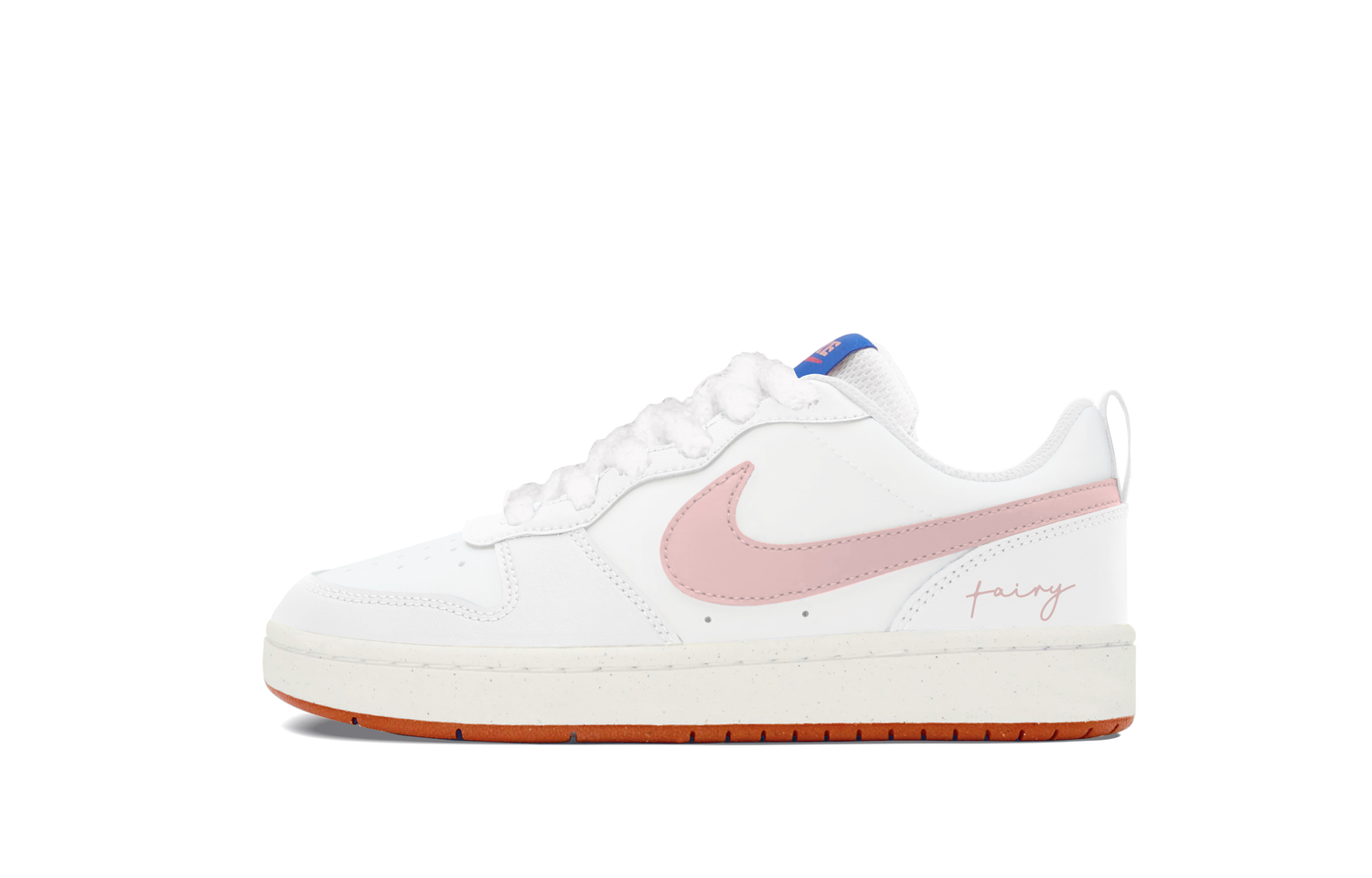 

Nike Планер Court Borough Love Confession противоскользящие износостойкие низкие детские скейтбординг кроссовки Pink для подростков