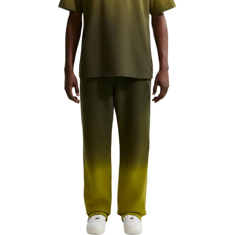 NOCTA прямые утепленные флисом брюки средней посадки на резинке Nike, Moss/Medium Olive Green/Moss