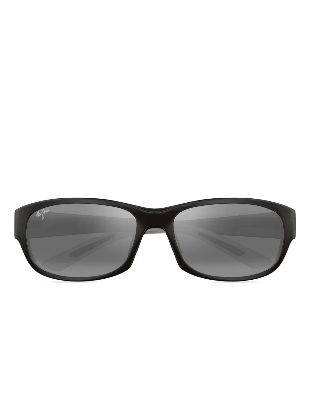 

Солнцезащитные очки в закругленной оправе Maui Jim, черный