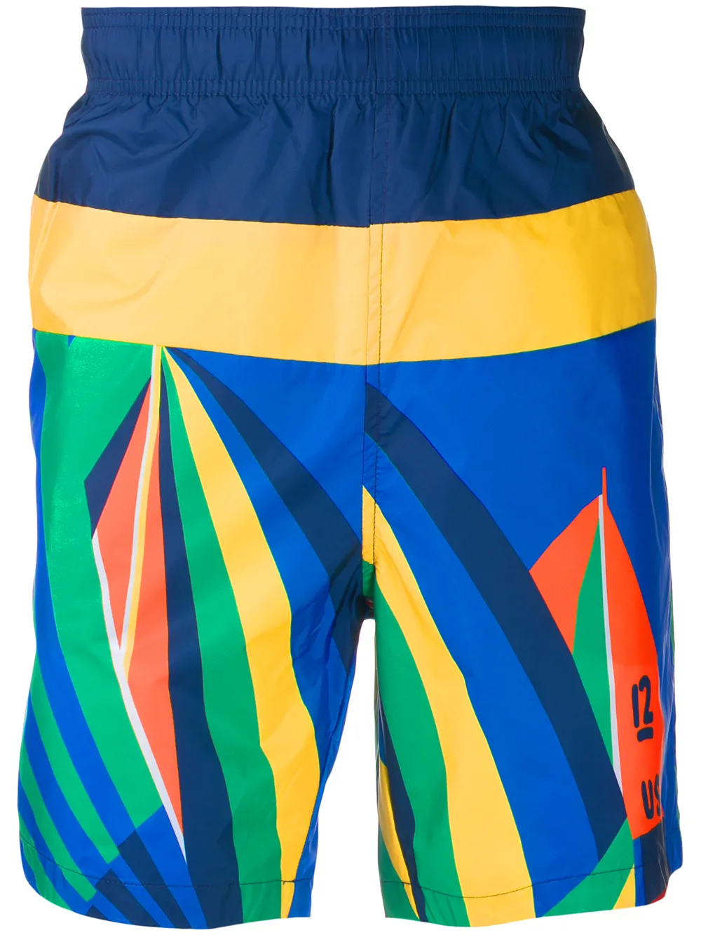 Шорты-бермуды с принтом Sailboat POLO RALPH LAUREN, синий