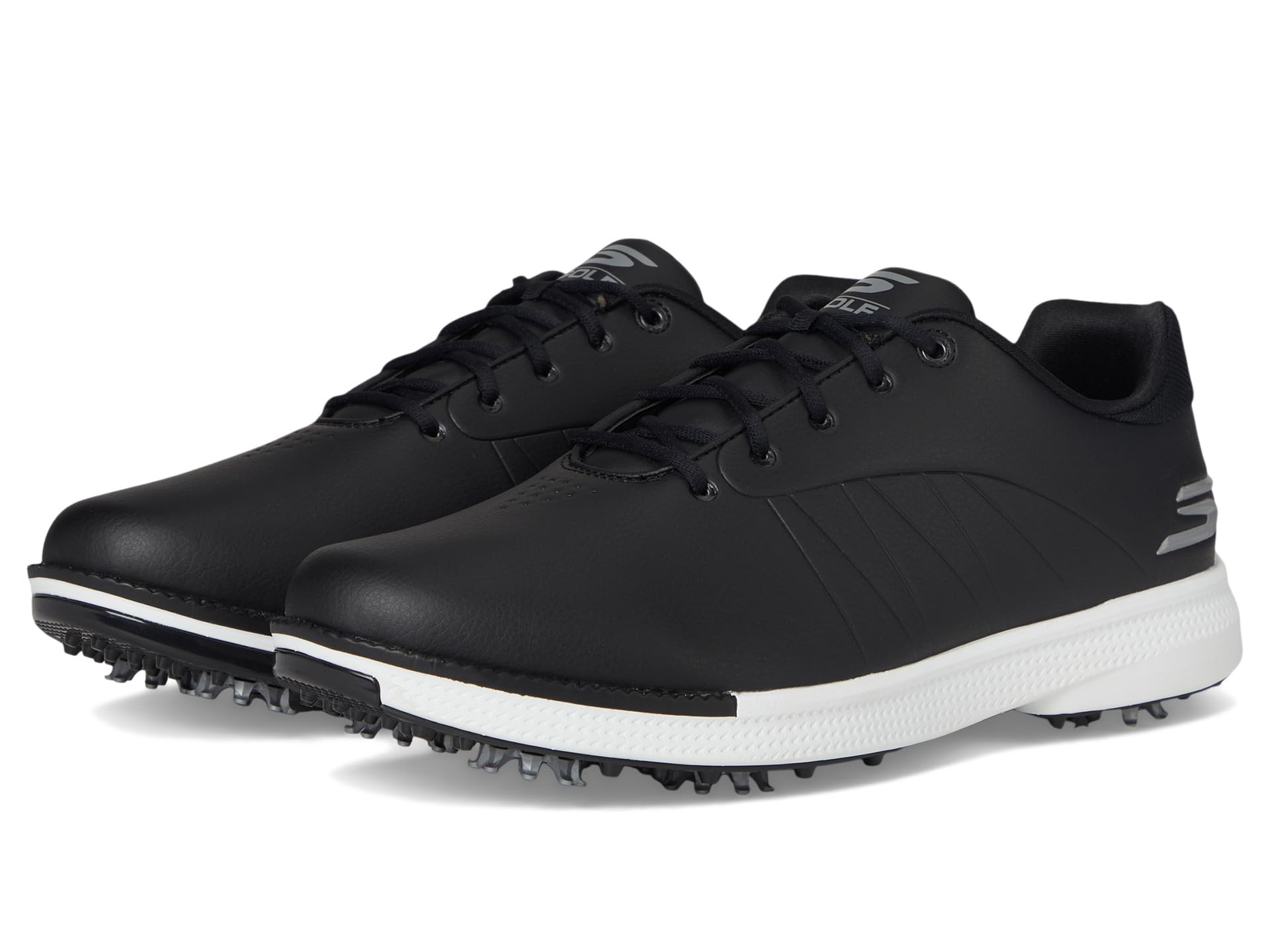 

Кроссовки Skechers GO GOLF Tempo Spiked Golf Shoe, черный/белый