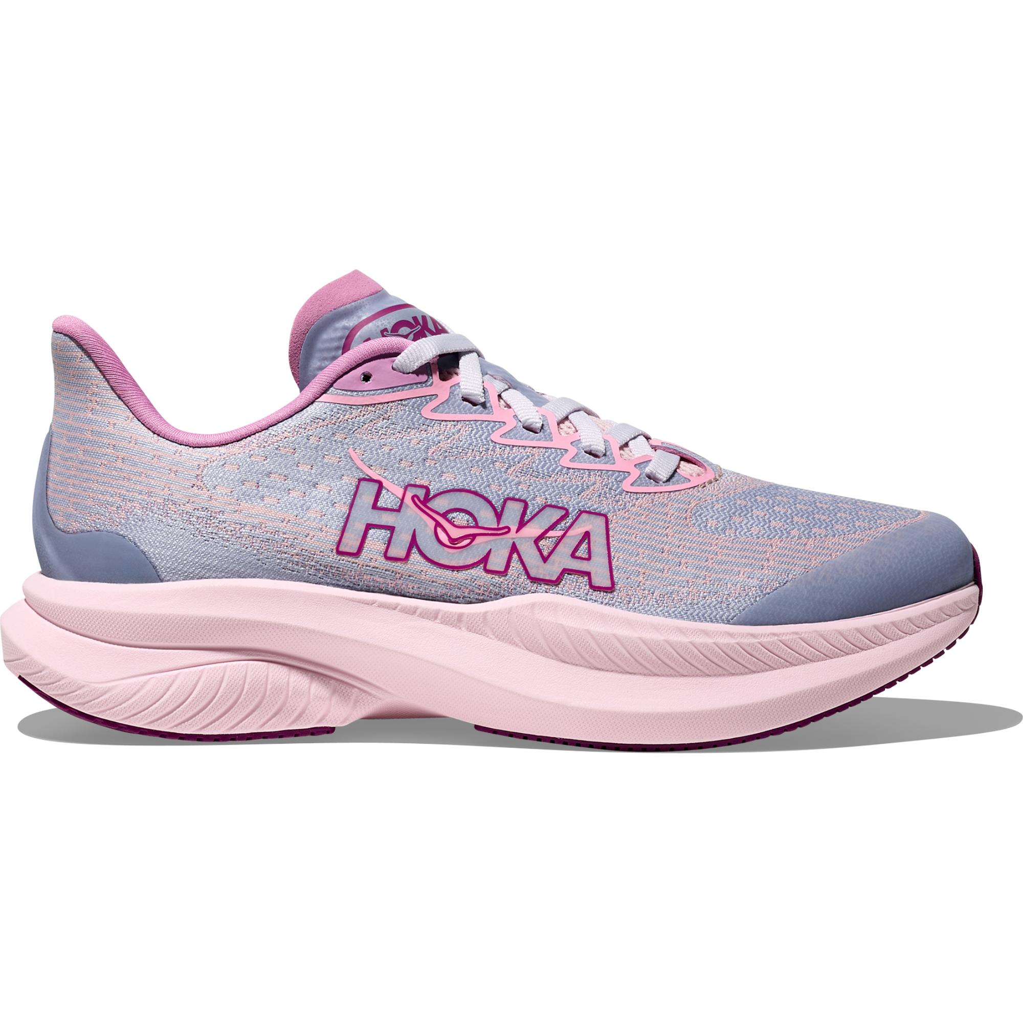 

Детские кроссовки Mach 6 для бега HOKA, Grape Agate/Lupine