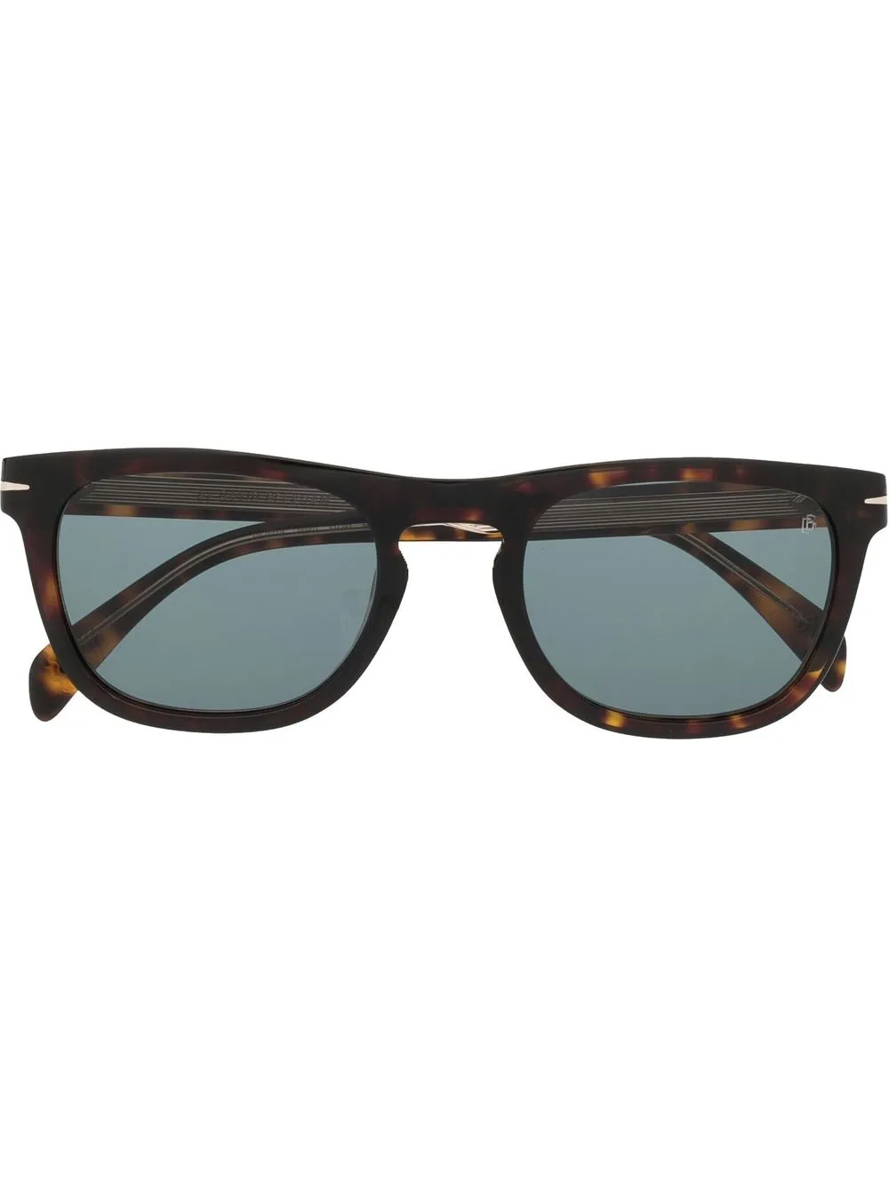 

Солнцезащитные очки в квадратной оправе черепаховой расцветки Eyewear by David Beckham, коричневый