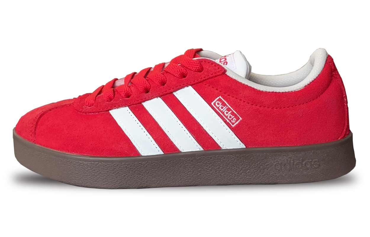 

Adidas Neo ВЛ Корт 2.0 противоскользящие и износостойкие легкие низкие скейтерские кроссовки унисекс красно-белые, цвет Red White