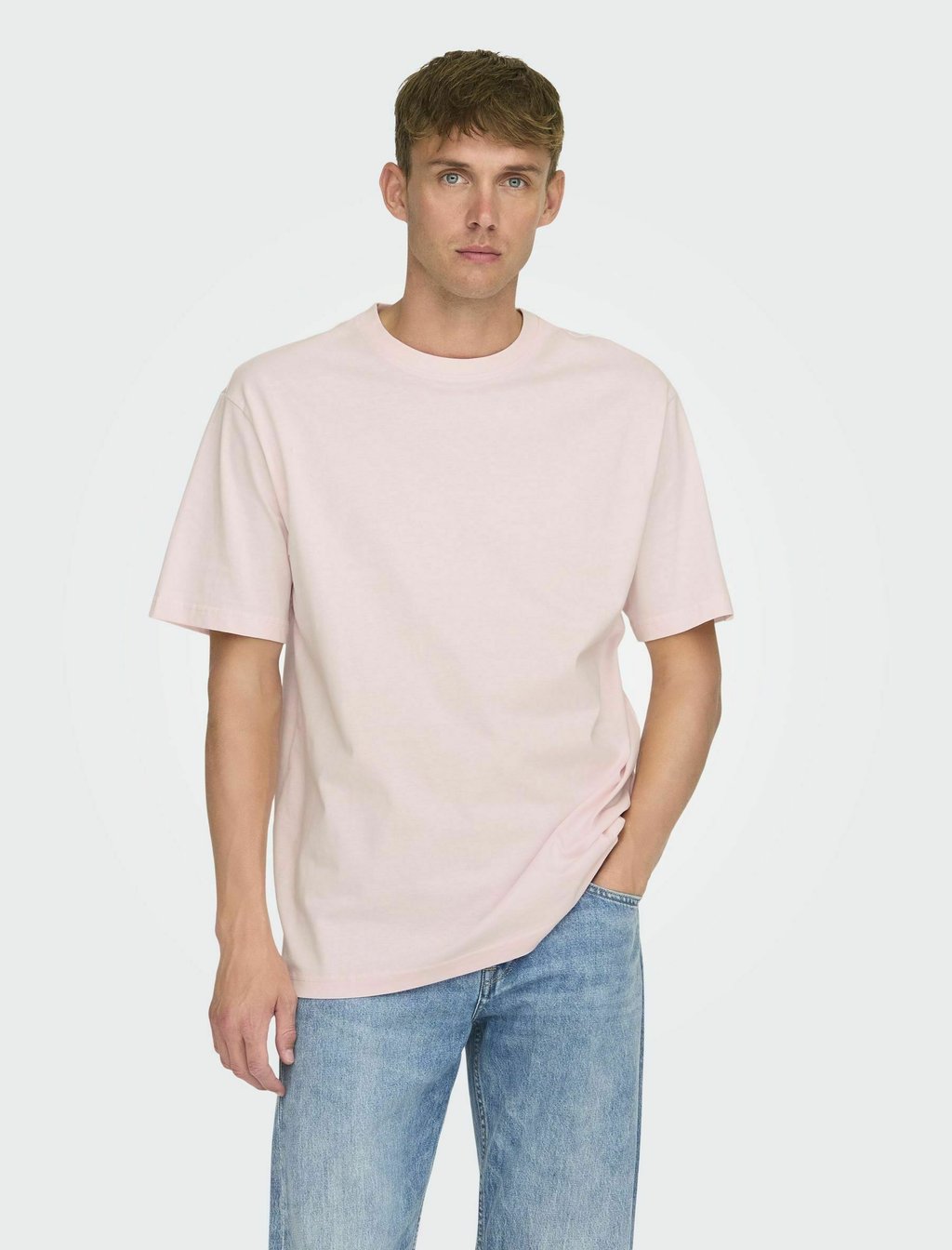 

Базовая футболка ONSFRED LIFE Only & Sons, светло-розовый