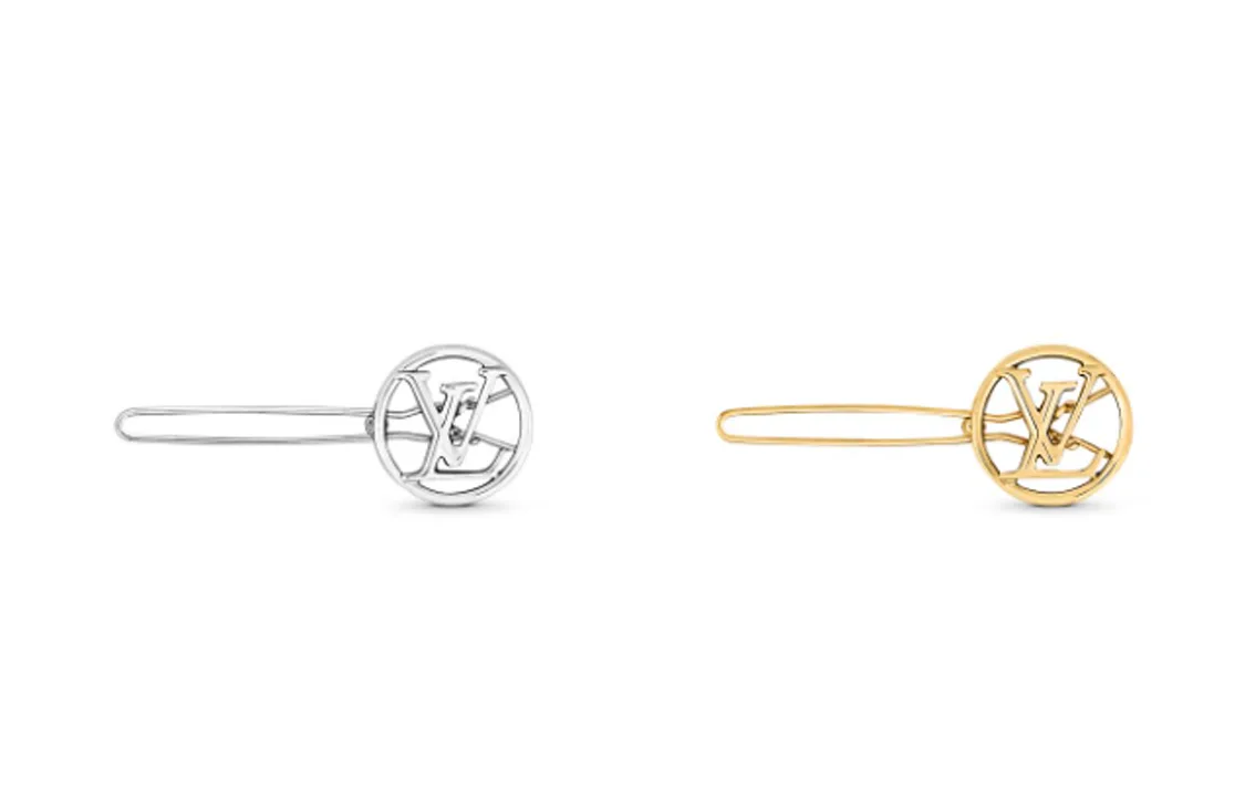 LOUIS VUITTON Заколки для волос Women's Silver/Gold — фото 3
