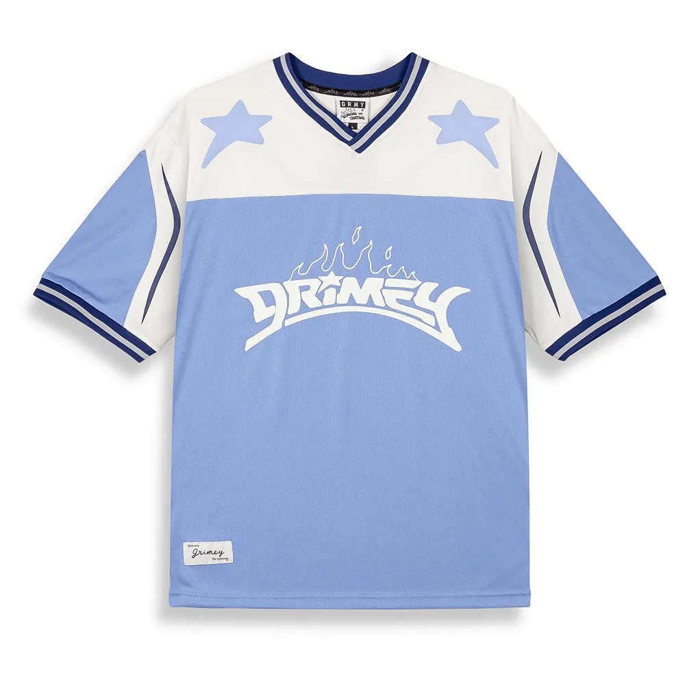 

Футболка Grimey Infamous Deeper Oversize short sleeve v neck, синий