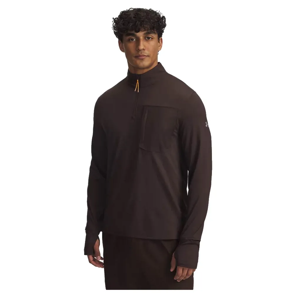 

Толстовка Under Armour Launch Trail half zip, коричневый