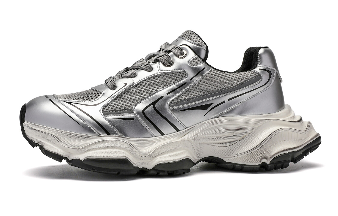

Кроссовки C°BANNER Chunky Sneakers Men Low-top Silver, серебряный, Серый, Кроссовки C°BANNER Chunky Sneakers Men Low-top Silver, серебряный
