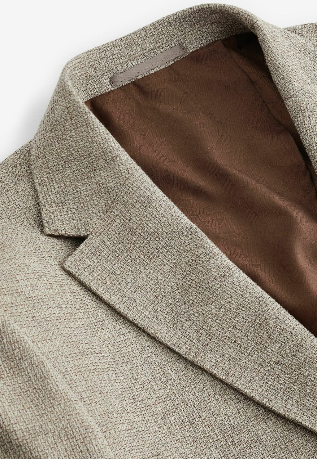 Пиджак-блейзер NOVA FIDES ITALIAN TEXTURED SLIM FIT Next, бежевый — фото 2